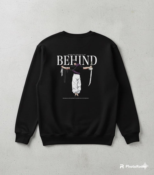 Behind Anime Sweatshirt | Dark Streetwear Edition
